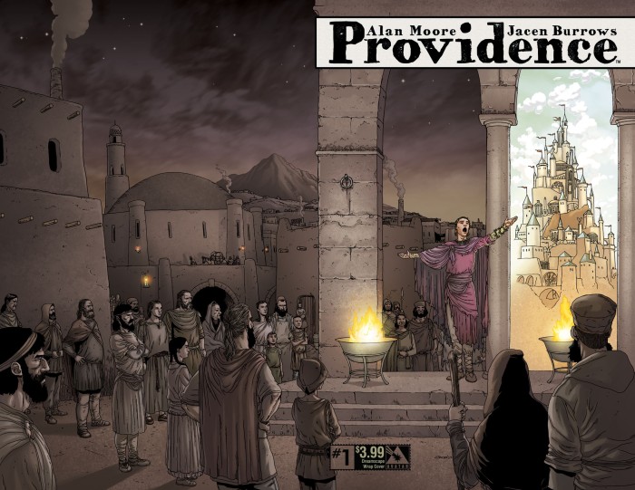 Providence #1, dreamscape wrap cover, by Jacen Burrows