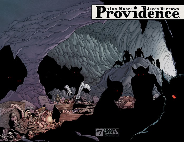 Providence #7, Dreamlands wrap variant cover, art by Jacen Burrows