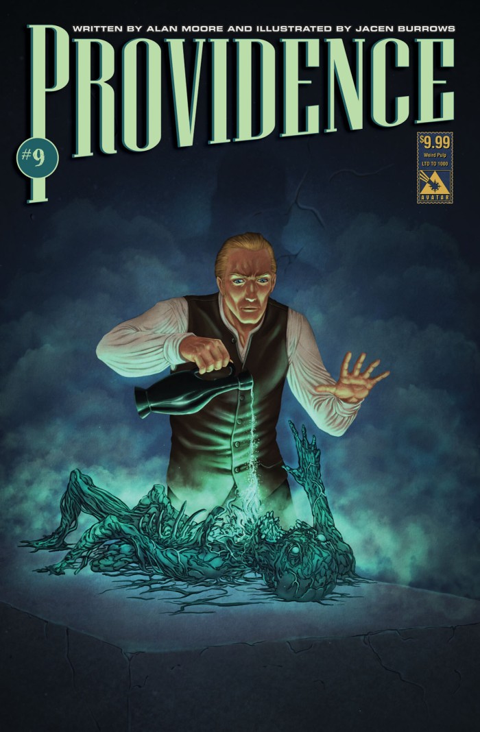 Providence #9 Weird Pulp variant cover, art by Jacen Burrows